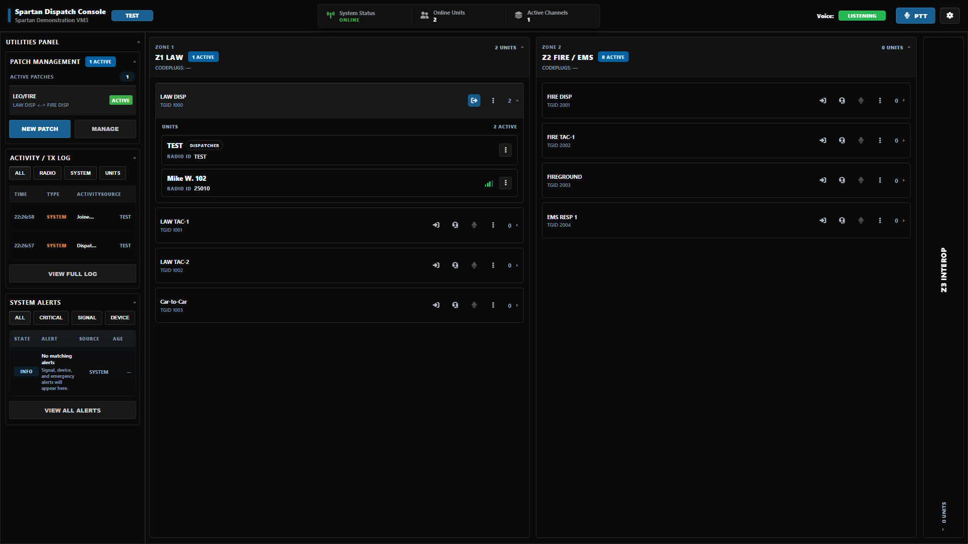 Dispatch Console overview